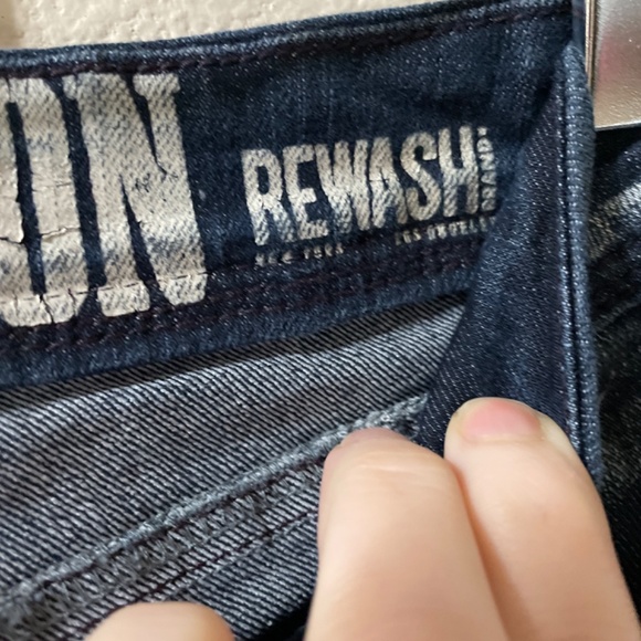 Women 11/12 Vintage Reunion High Distressed Ripped Jeans Factory Ripped - Picture 7 of 7